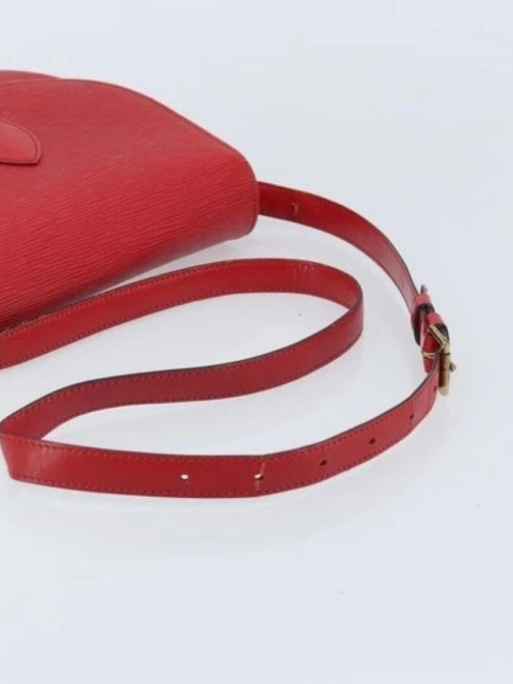 LOUIS VUITTON Epi Saint Cloud GM Shoulder Bag Red M52197 LV Auth 173158 - Picture 6 of 16